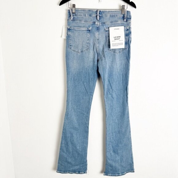 NWT Frame Denim Le Mini Boot Cut Raw Slit Galeston size 30 - Picture 6 of 16